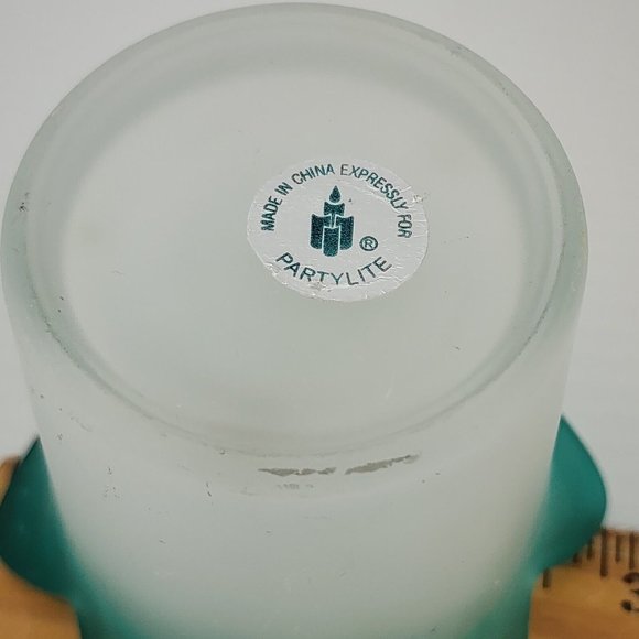 Set of 3 PartyLite Jewel Candle Holders P7161 jar tealight holders retired 2.5" - Picture 11 of 13